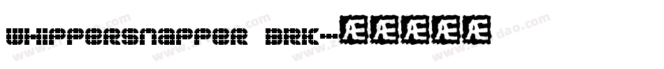 Whippersnapper BRK字体转换